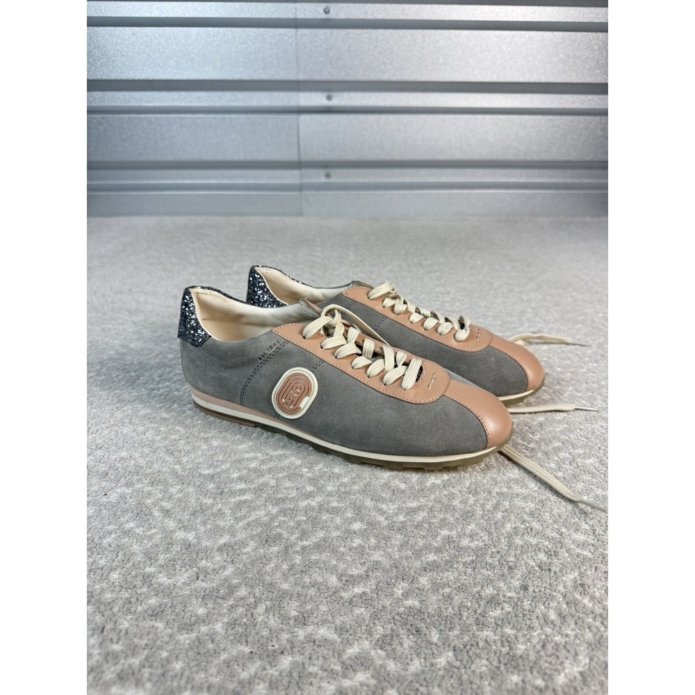 Coach Women's C170 Retro Runner With Coach Patch Gray Blush Glitter Size 9.5B